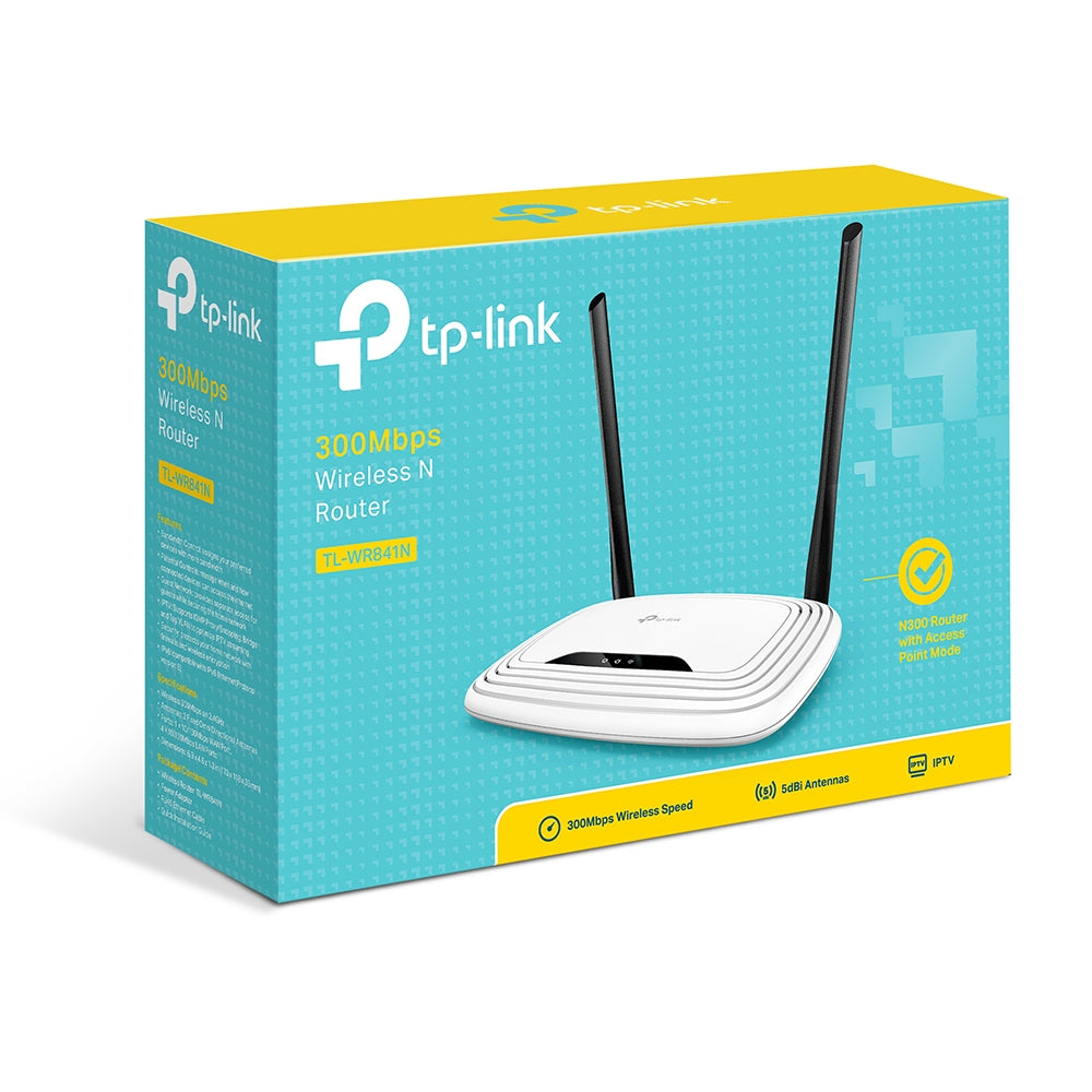 TP-Link TL-WR841N (Wireless N 300Mbps) เราเตอร์ขยายสัญญาณอินเตอร์เน็ต รองรับ WISP Mode Wi-Fi