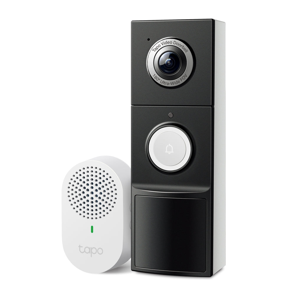 TP-Link Tapo D235 Tapo Video Doorbell Camera กริ่งพร้อมกล้อง 2K 5MP มุมมองกว้าง180° แบตเตอรี่ใช้งานนานสูงสุด 210 วัน