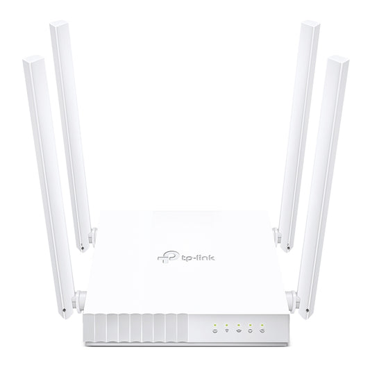 TP-Link Archer C24 AC750 Dual-Band Wi-Fi Router 4 เสาสัญญาณ เหมาะกับการสตรีมมิ่งวิดีโอความละเอียดสูงและความเร็วสูงในการดาวน์โหลด