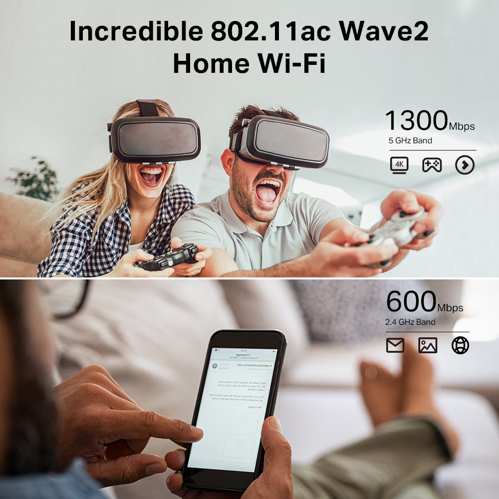 TP-Link Archer C80 Dual-Band WiFi Router MIMO 3x3 เทคโนโลยี ปล่อยสัญญาณสองย่านความถี่