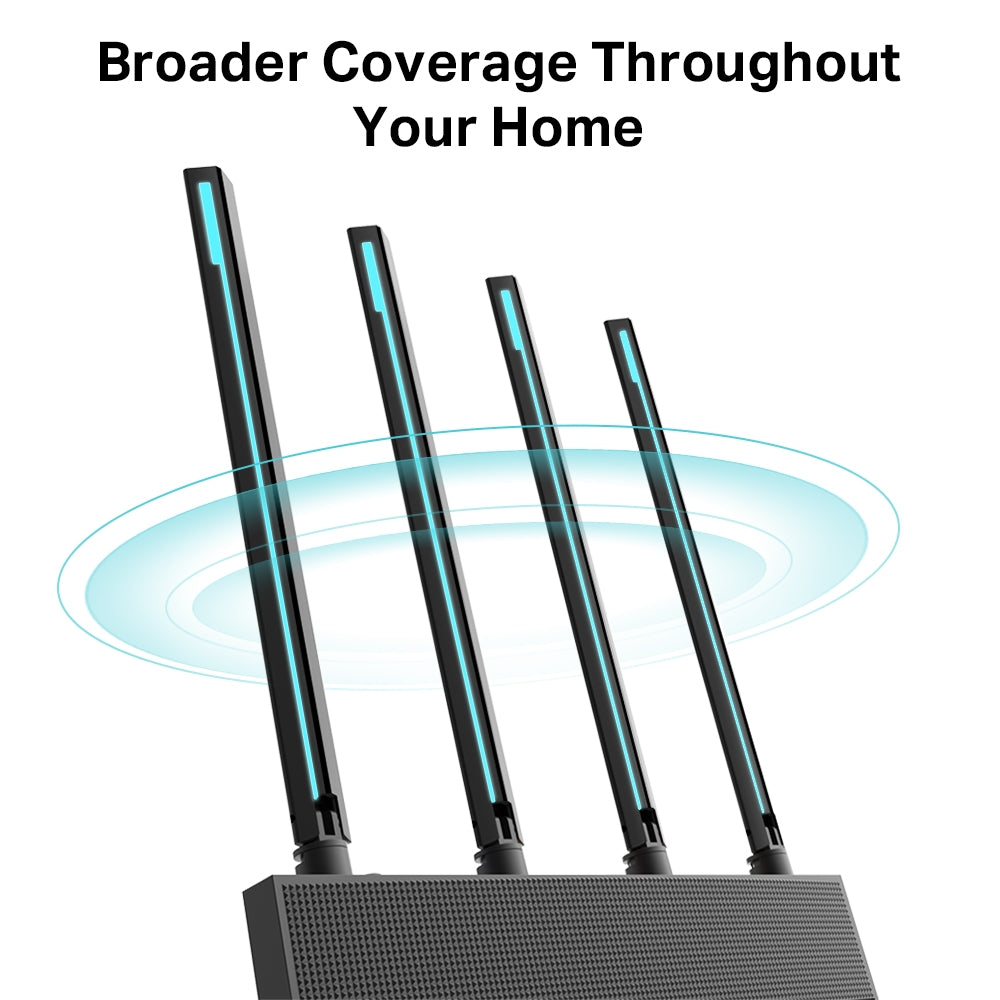 TP-Link Archer C80 Dual-Band WiFi Router MIMO 3x3 เทคโนโลยี ปล่อยสัญญาณสองย่านความถี่