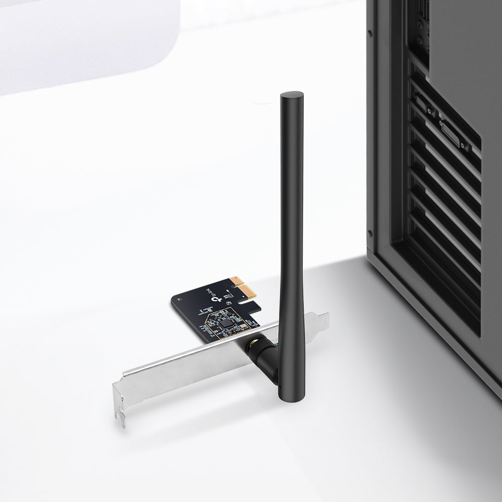 TP-Link Archer T2E AC600 Wireless Dual Band PCI Express Adapter ตัวรับสัญญาณ WiFi สำหรับคอมพิวเตอร์พีซี