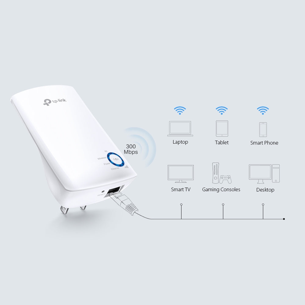 TP-Link TL-WA850RE 300Mbps Repeater ตัวขยายสัญญาณ WiFi (Universal WiFi Range Extender)