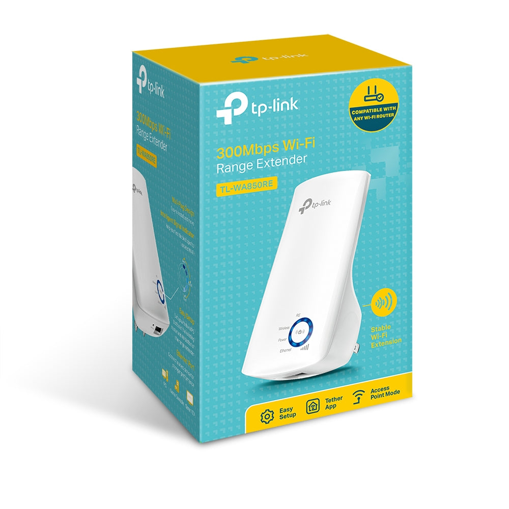 TP-Link TL-WA850RE 300Mbps Repeater ตัวขยายสัญญาณ WiFi (Universal WiFi Range Extender)
