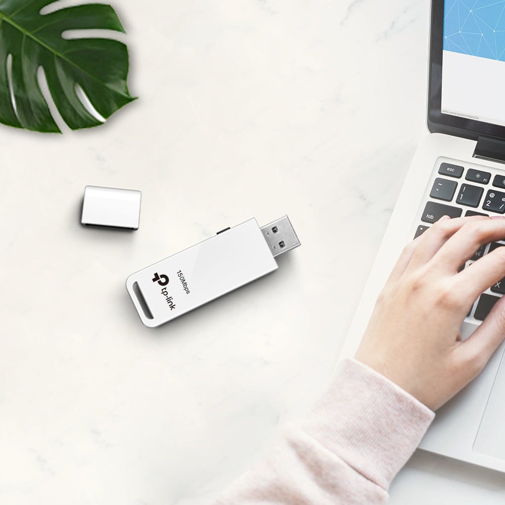 TP-Link TL-WN727N 150Mbps Wireless N USB Adapter ตัวรับสัญญาณ WiFi ผ่านคอมพิวเตอร์หรือโน๊ตบุ๊ค