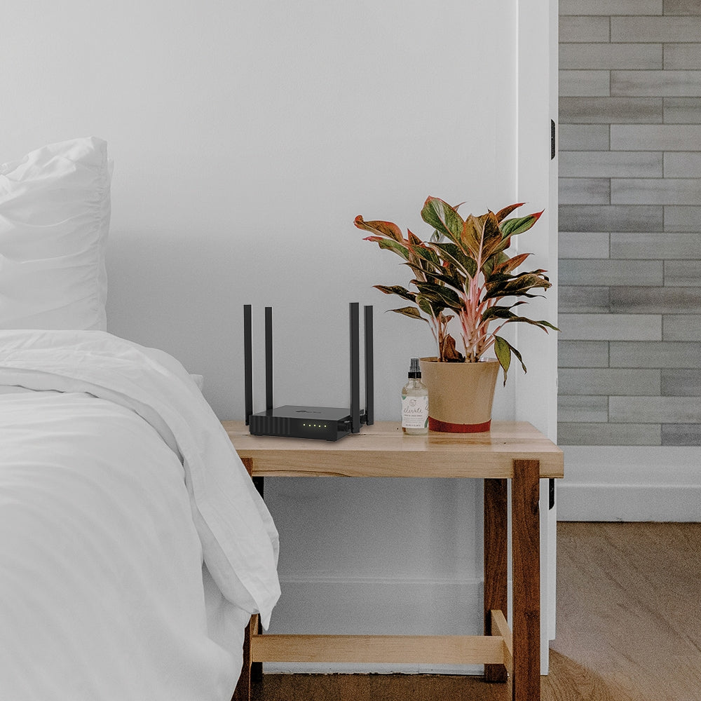 TP-Link Archer C54 AC1200 Dual Band Wi-Fi Router  4 เสาสัญญาณและ Beamforming  เหมาะสตรีมวิดิโอ 4K  ดาวน์โหลดความเร็วสูง