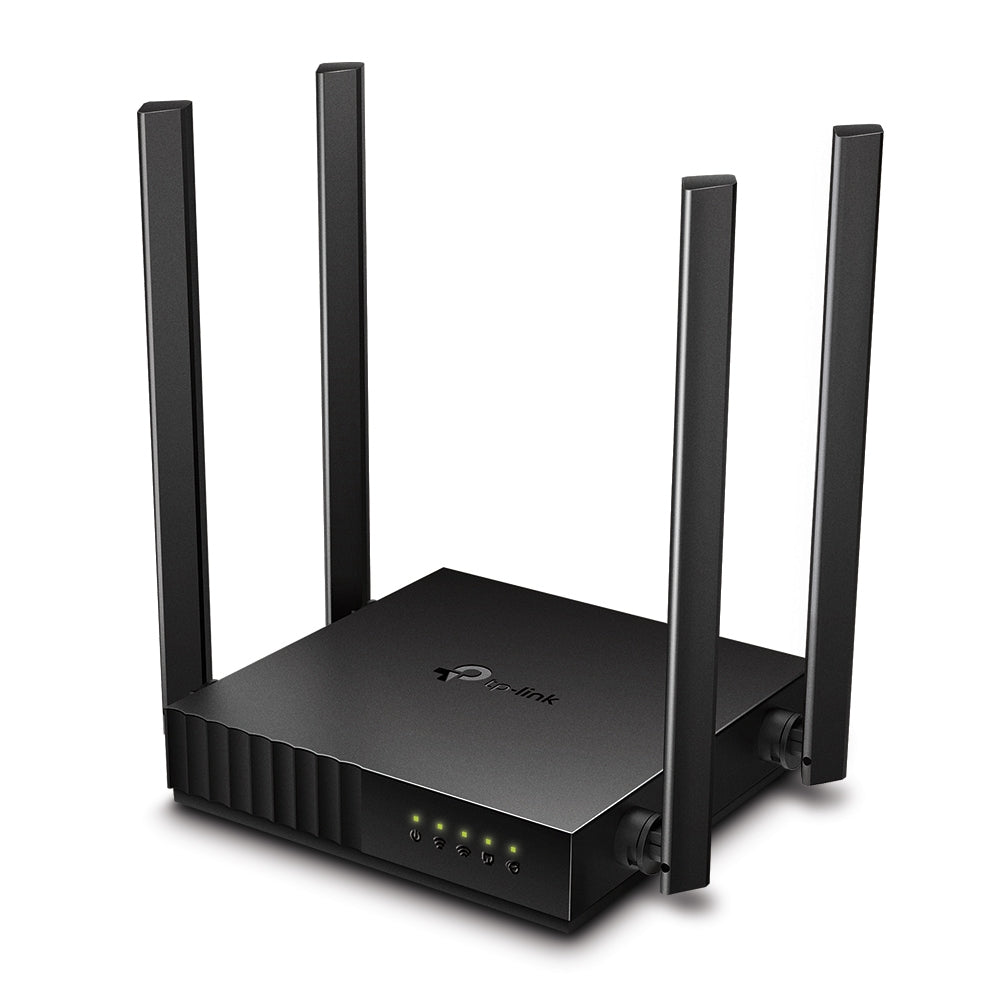 TP-Link Archer C54 AC1200 Dual Band Wi-Fi Router  4 เสาสัญญาณและ Beamforming  เหมาะสตรีมวิดิโอ 4K  ดาวน์โหลดความเร็วสูง