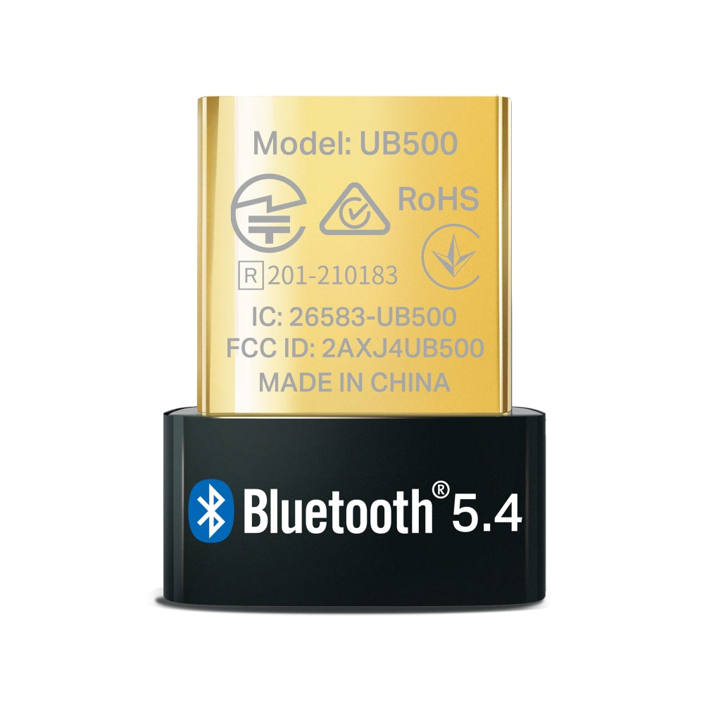 TP-Link UB500 Bluetooth 5.3 Nano USB Adapter: High-performance Bluetooth 5.3 USB adapter, supports Windows 11/10/8.1/7