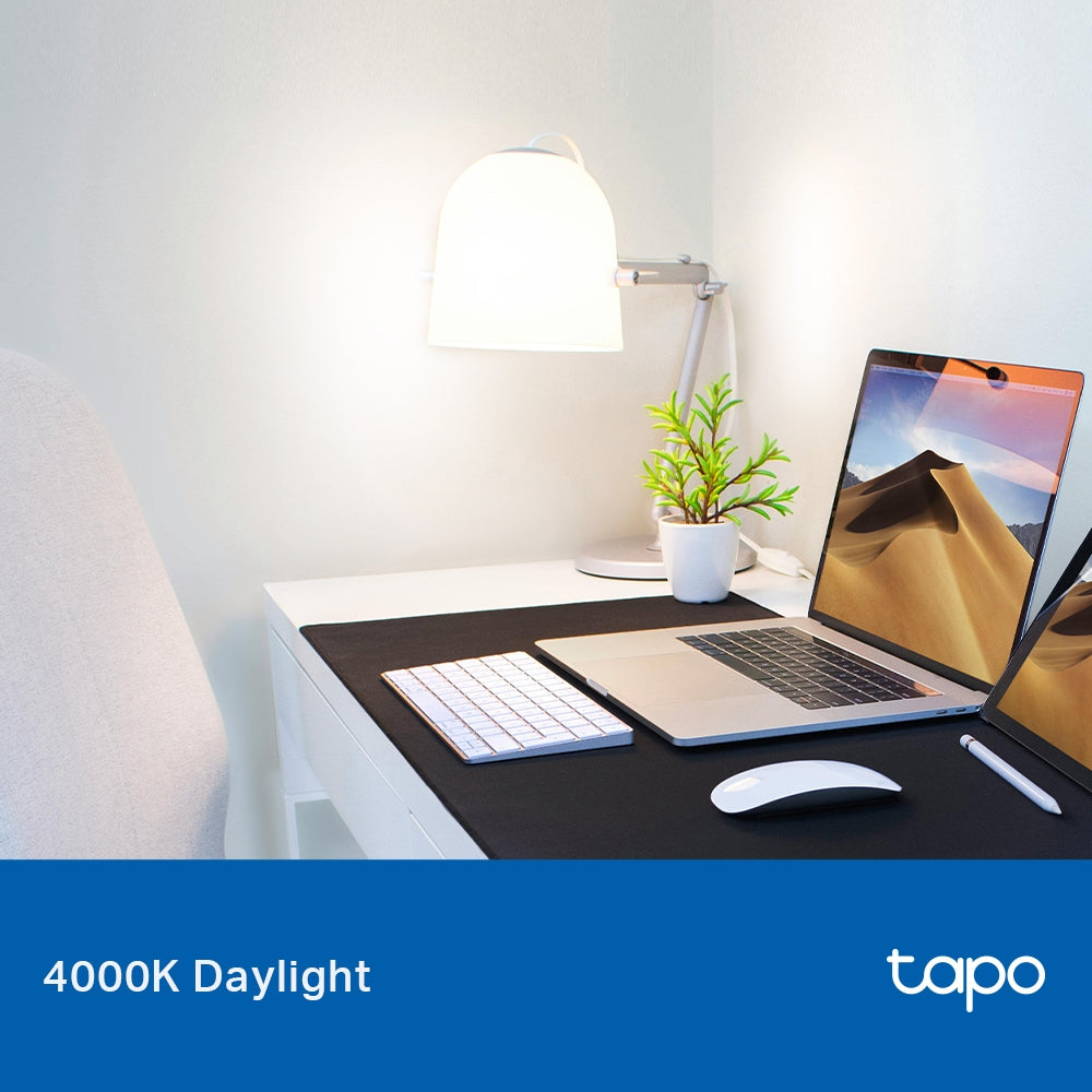 TP-Link Tapo L520E หลอดไฟอัจฉริยะ ตั้งค่าผ่านแอป สั่งการด้วยเสียง Smart Wi-Fi Light Bulb  ขั้ว E27 มีฟังก์ชั่นหรี่แสง