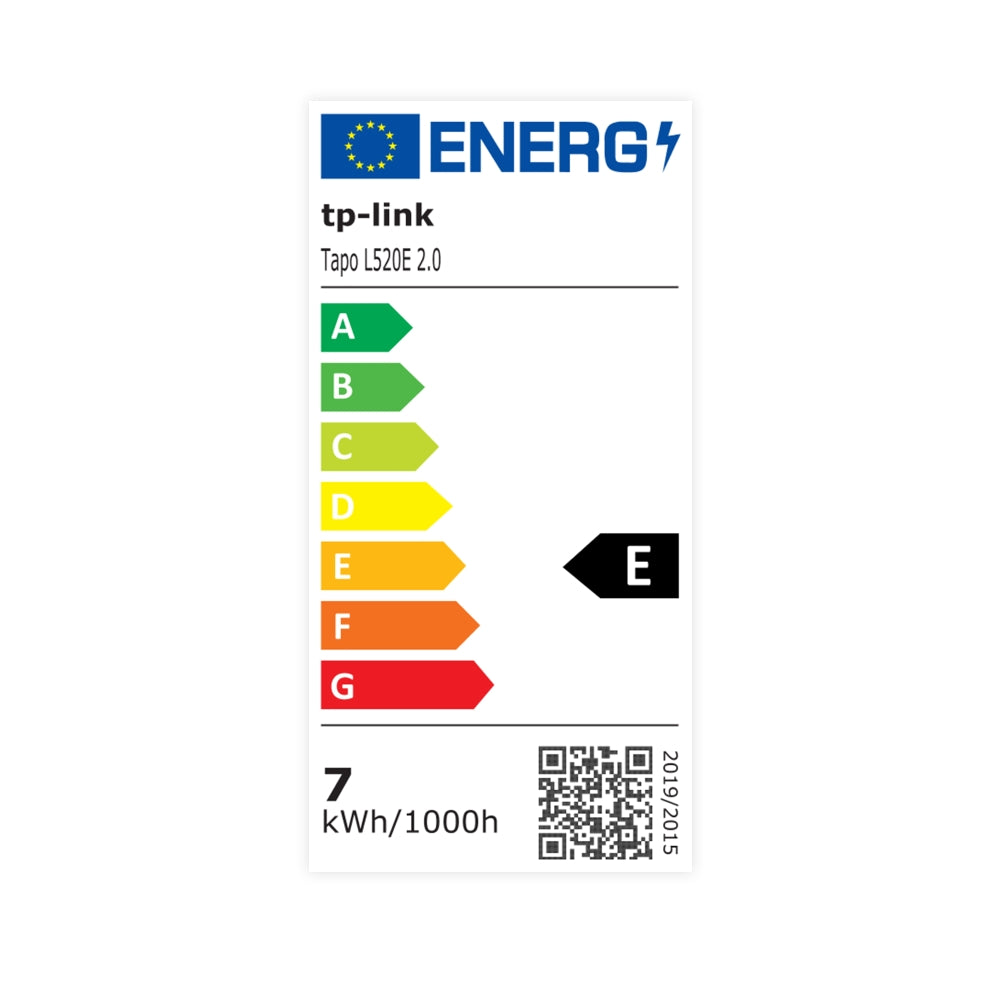TP-Link Tapo L520E หลอดไฟอัจฉริยะ ตั้งค่าผ่านแอป สั่งการด้วยเสียง Smart Wi-Fi Light Bulb  ขั้ว E27 มีฟังก์ชั่นหรี่แสง