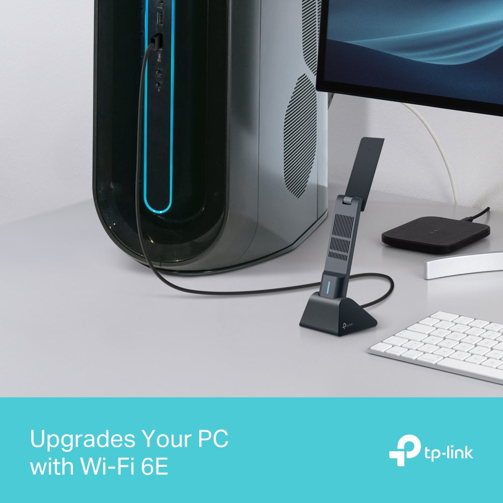 TP-Link Archer TXE70UH ยูเอสบี 3.0 อะแดปเตอร์ Wi-Fi 6E รองรับ Tri-Band Wireless AXE5400 High Gain Wireless USB Adapter