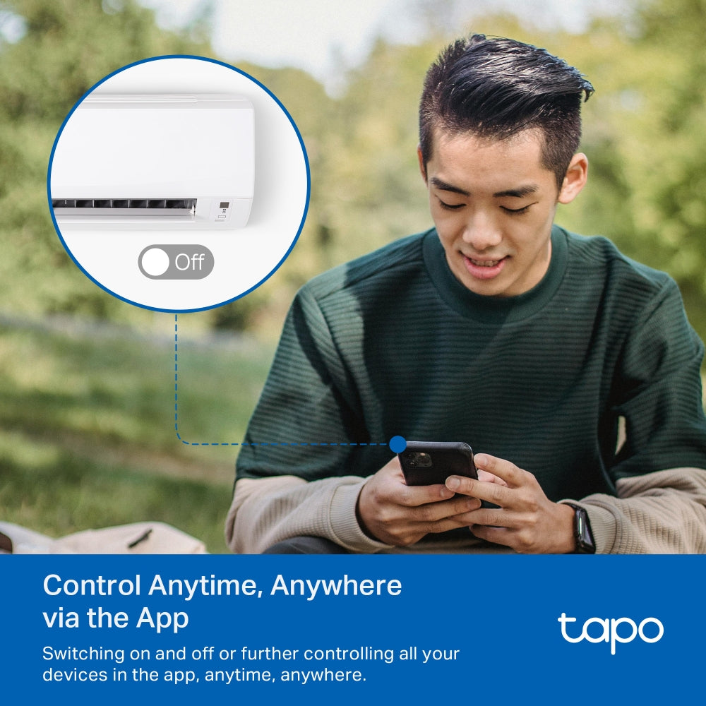 TP-Link Tapo H110 Smart IR & IoT Hub อุปกรณ์เปิดปิดแอร์ ทีวีและรีโมท ควบคุมผ่านApp หมดปัญหารีโมทหายหรือแบตเตอรี่หมด