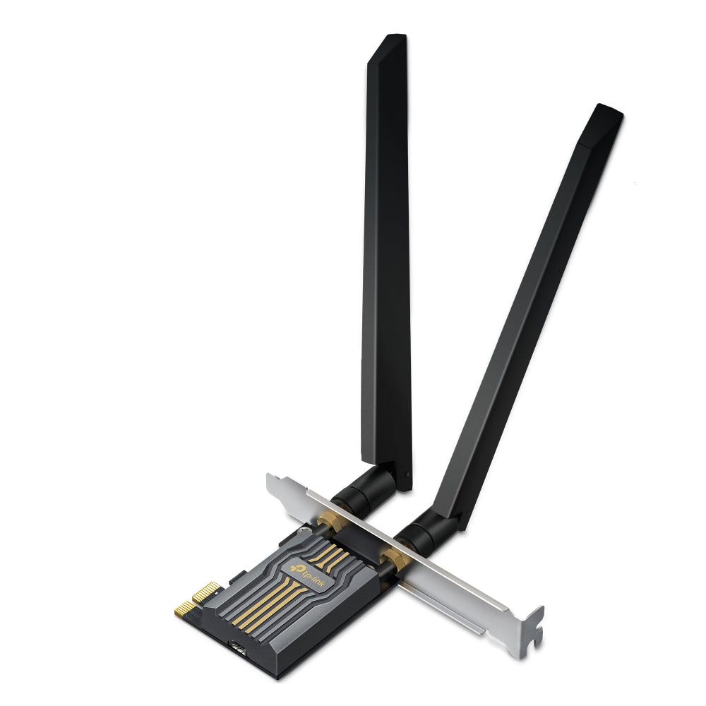 TP-Link Archer TBE400E อะแดปเตอร์ Wi-Fi 7 Bluetooth 5.4 BE6500 Wi-Fi 7 Bluetooth 5.4 PCIe Adapter อัปเกรดเดสก์ท็อปให้เป็น Wi-Fi 7
