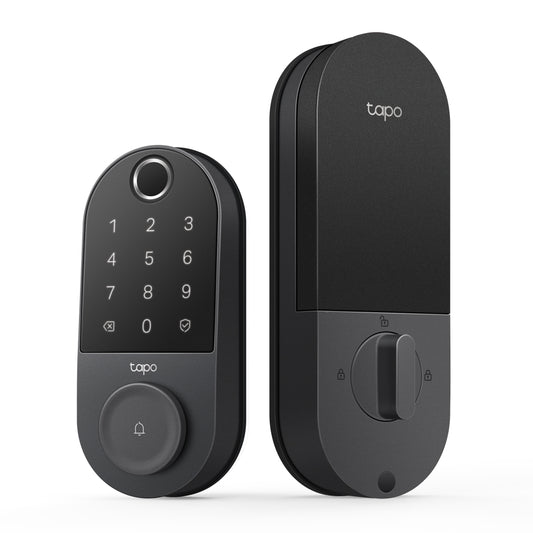 TP-Link Tapo DL110 Smart Wi-Fi Door Lock กลอนประตูดิจิทัลอัจฉริยะ IP65 ควบคุมเปิดปิดประตูผ่าน Tapo App ประกัน 2 ปี