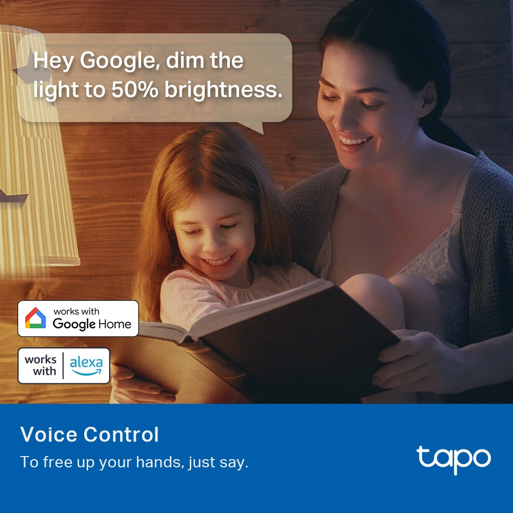TP-Link Tapo L530E หลอดไฟอัจฉริยะ เปลี่ยนสี สั่งการด้วยเสียงได้ ผ่านแอป Smart Wi-Fi Multicolor Bulb พร้อม 16 ล้านเฉดสี