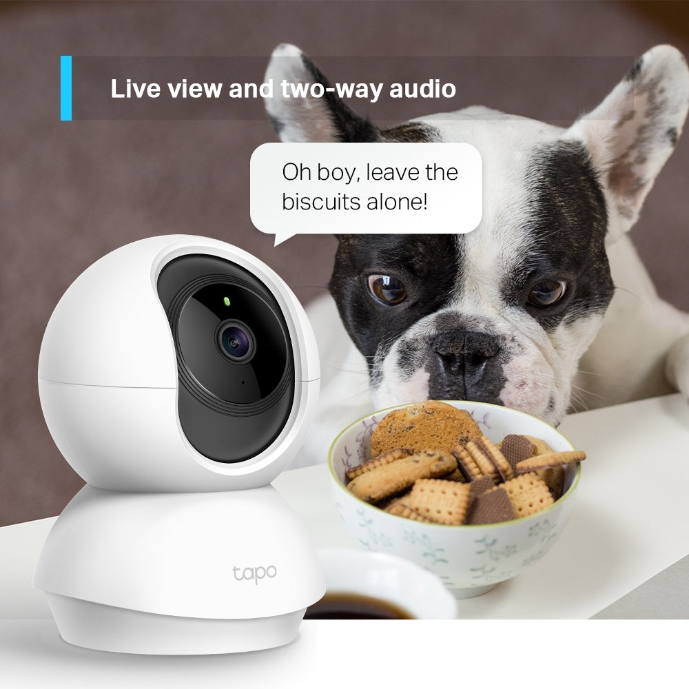 TP-Link Tapo C210 [แพ็คคู่สุดคุ้ม] Wi-Fi Camera 2K 3MP รองรับ Micro SD สูงสุด 512 GB ปรับมุมหมุนได้ 360° ประกัน 2 ปี