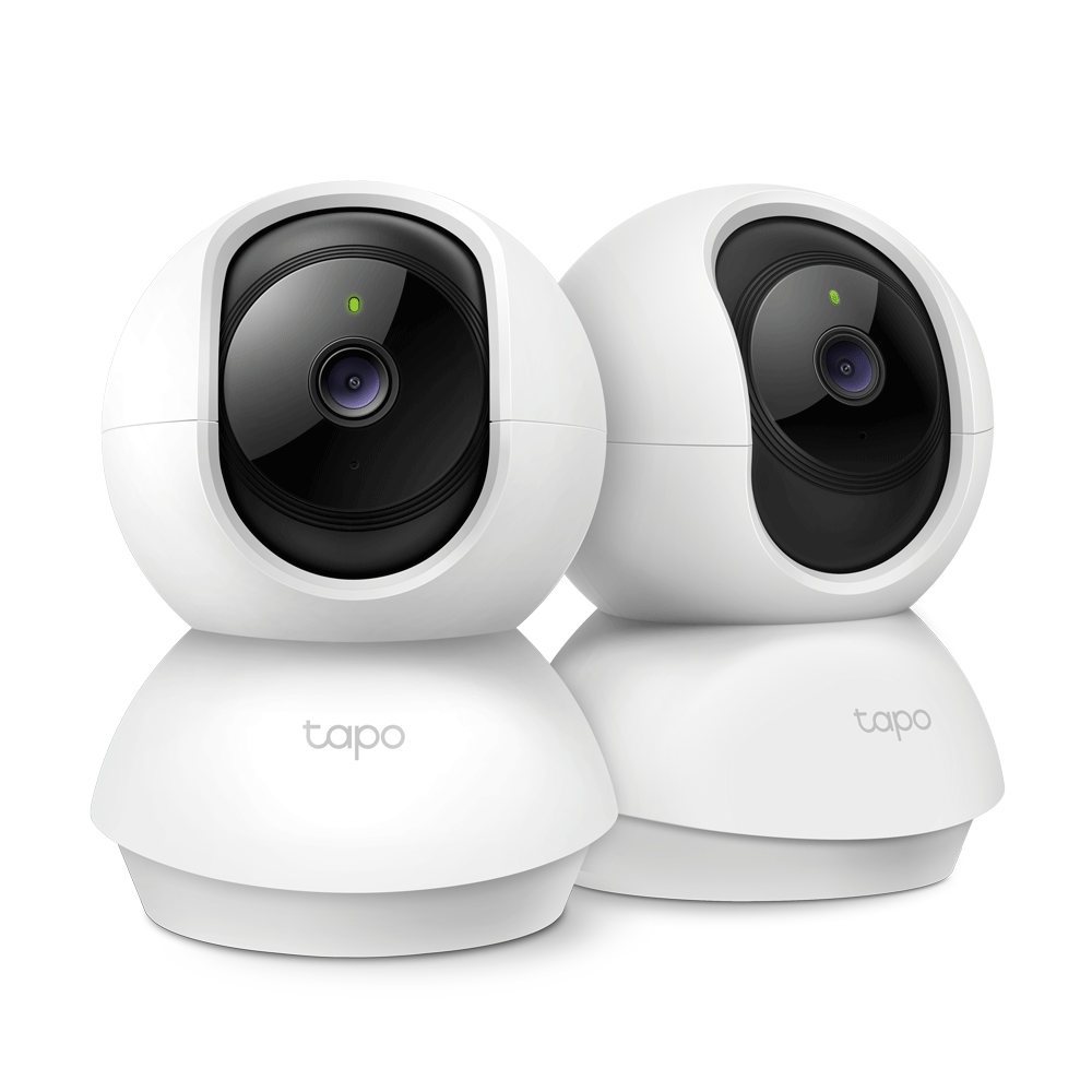 TP-Link Tapo C210 [แพ็คคู่สุดคุ้ม] Wi-Fi Camera 2K 3MP รองรับ Micro SD สูงสุด 512 GB ปรับมุมหมุนได้ 360° ประกัน 2 ปี