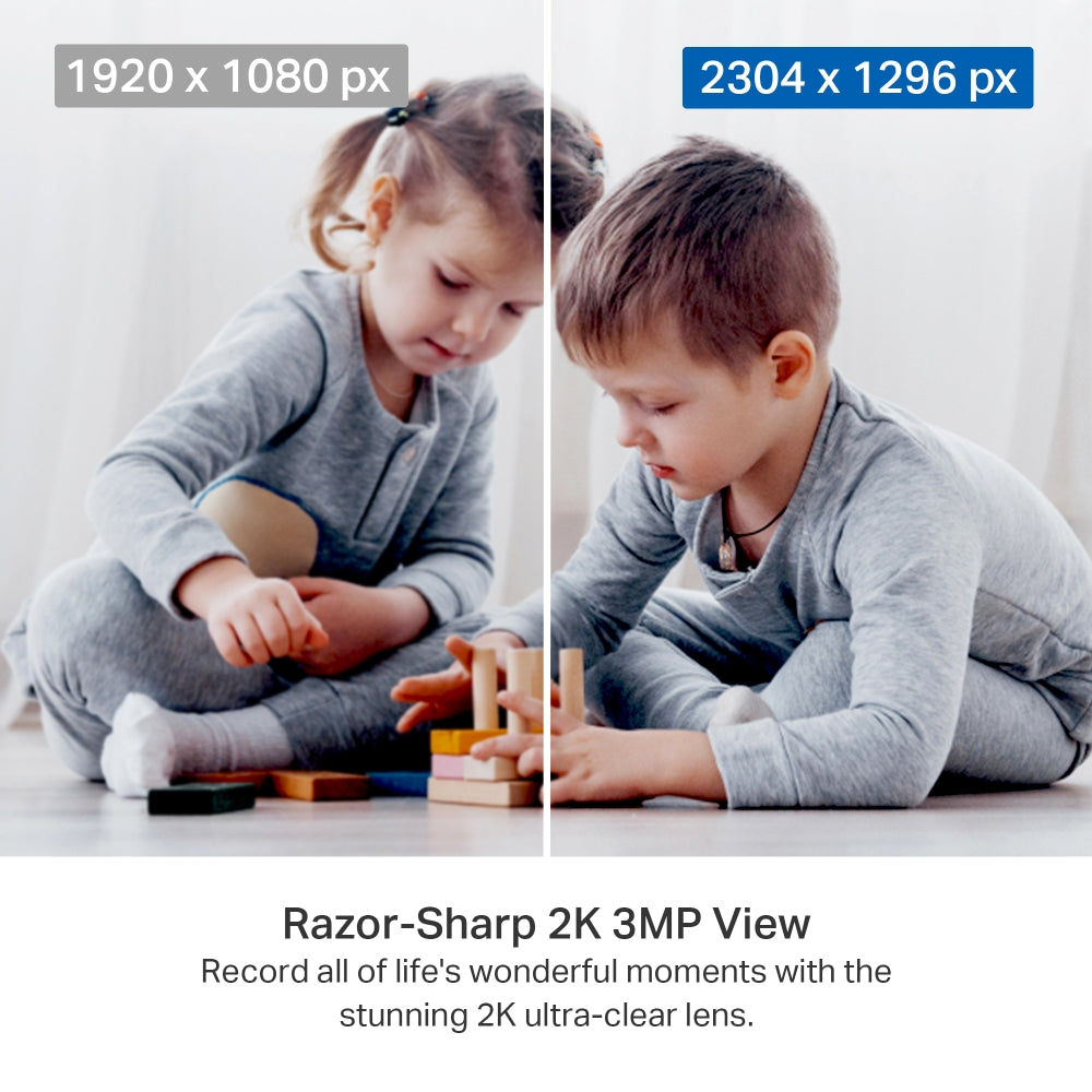 TP-Link Tapo C211 กล้องวงจรปิด Wi-Fi Black Edition ความละเอียด 2K 3MP Security Wi-Fi Camera ปรับมุมหมุนได้ 360°