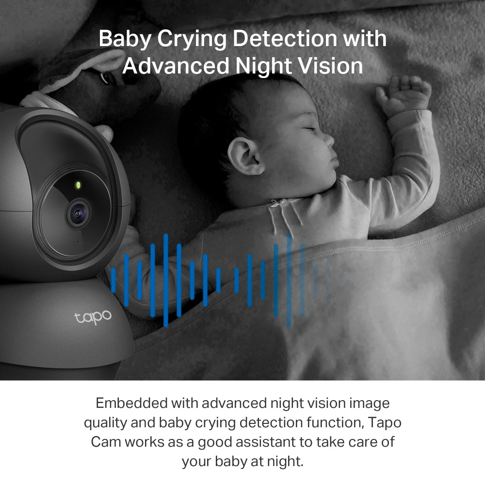 TP-Link Tapo C211 กล้องวงจรปิด Wi-Fi Black Edition ความละเอียด 2K 3MP Security Wi-Fi Camera ปรับมุมหมุนได้ 360°