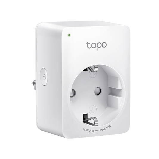 TP-Link Tapo P100 Smart Plug Wi-Fi ไม่ต้องใช้ฮับ  ตั้งค่าเปิด / ปิด ผ่านแอพ สั่งการด้วยเสียง รับประกัน 1 ปี