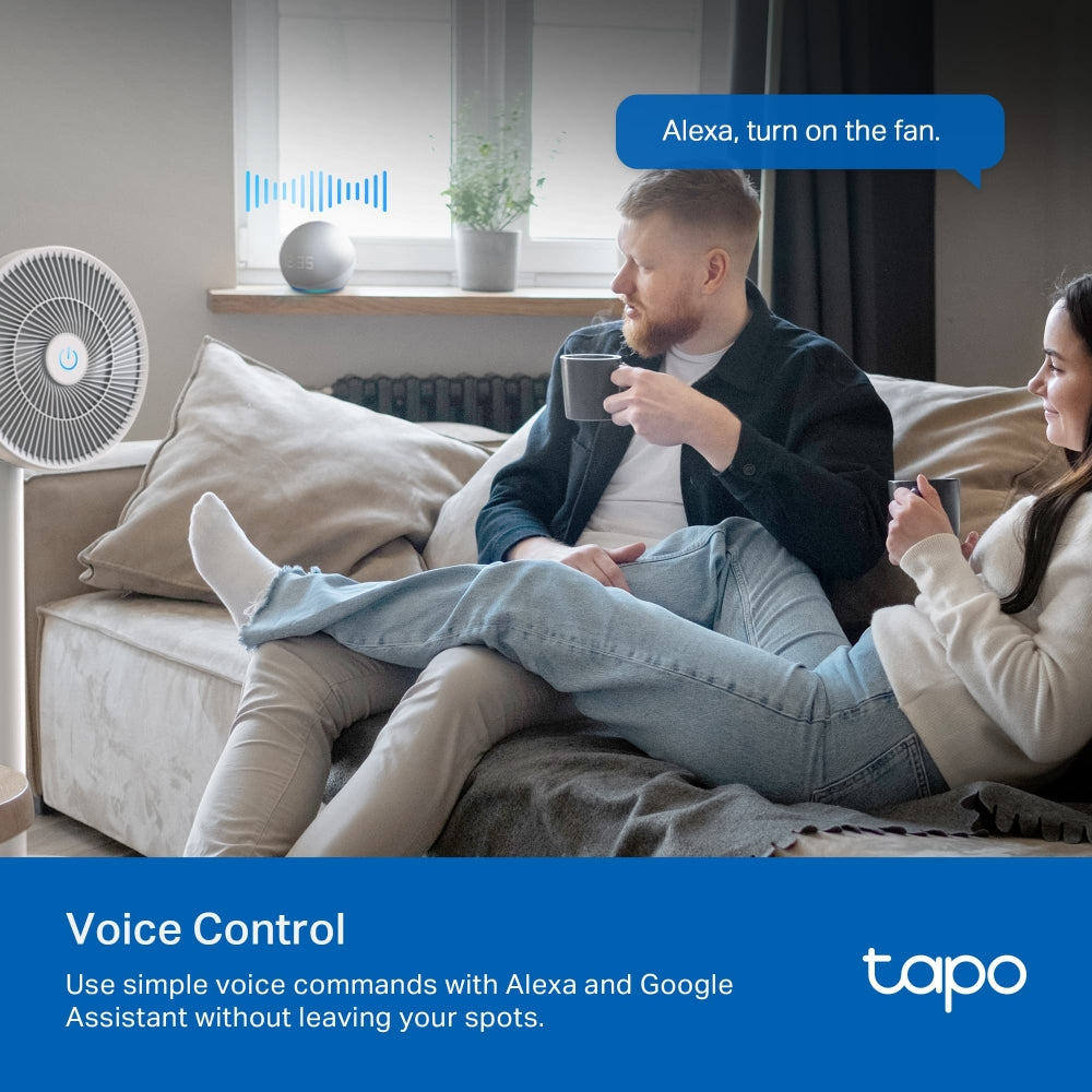 TP-Link Tapo P100 Smart Plug Wi-Fi ไม่ต้องใช้ฮับ  ตั้งค่าเปิด / ปิด ผ่านแอพ สั่งการด้วยเสียง รับประกัน 1 ปี