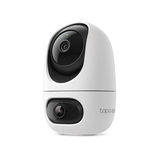 TP-Link Tapo C245D กล้องวงจรปิดเลนส์คู่ 2K 3MP เลนส์กว้าง 122°/ เทเล 6 มม. มี AI ตรวจจับคน สัตว์ รถ เสียงเด็กร้อง หมุนและเอียงได้