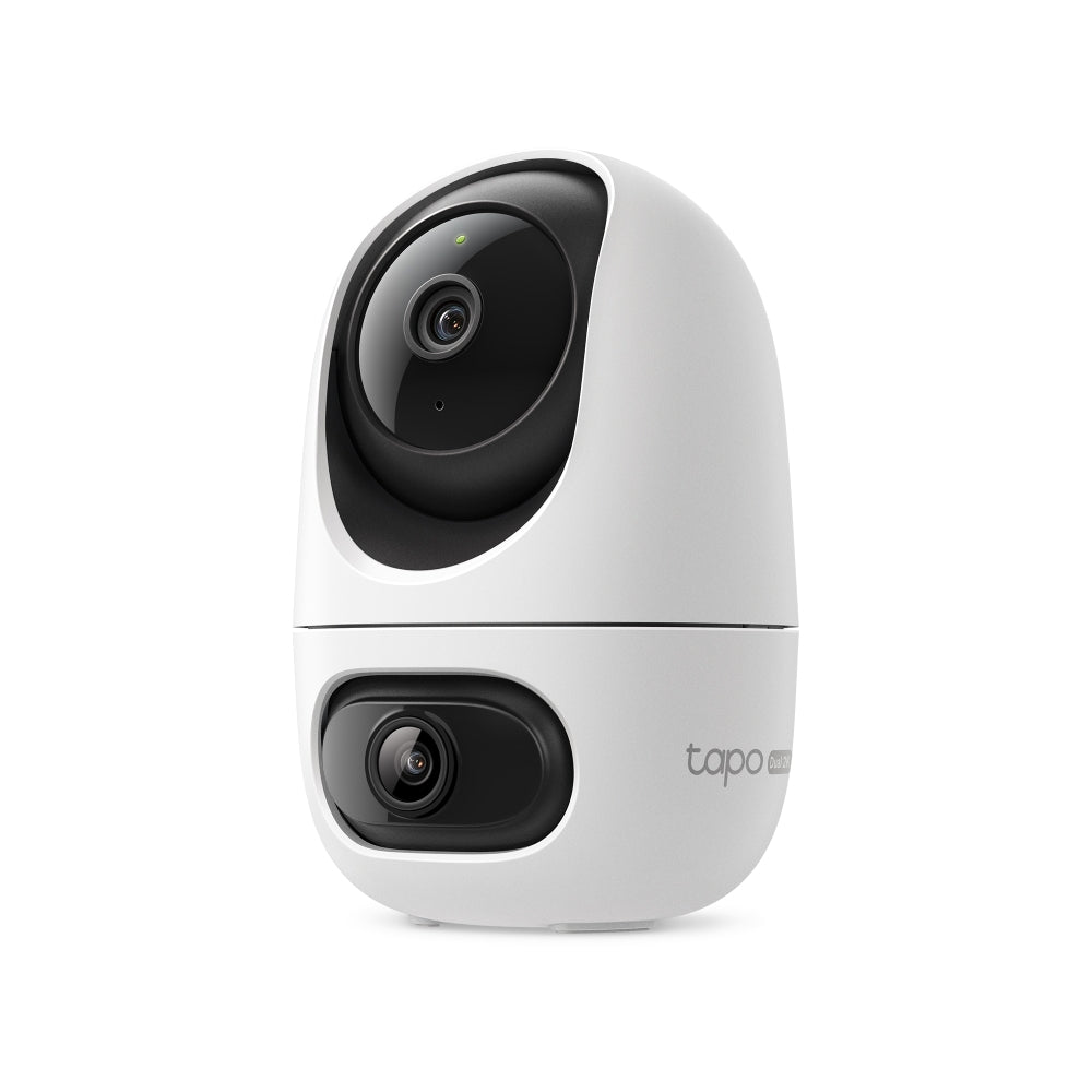 TP-Link Tapo C245D กล้องวงจรปิดเลนส์คู่ 2K 3MP เลนส์กว้าง 122°/ เทเล 6 มม. มี AI ตรวจจับคน สัตว์ รถ เสียงเด็กร้อง หมุนและเอียงได้