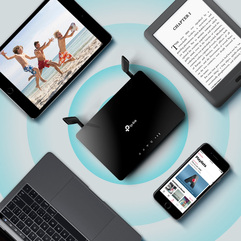 TP-Link Archer MR402 เราเตอร์ใส่ซิม AC1200 Wireless Dual Band 4G LTE Router รับประกัน 3 ปี