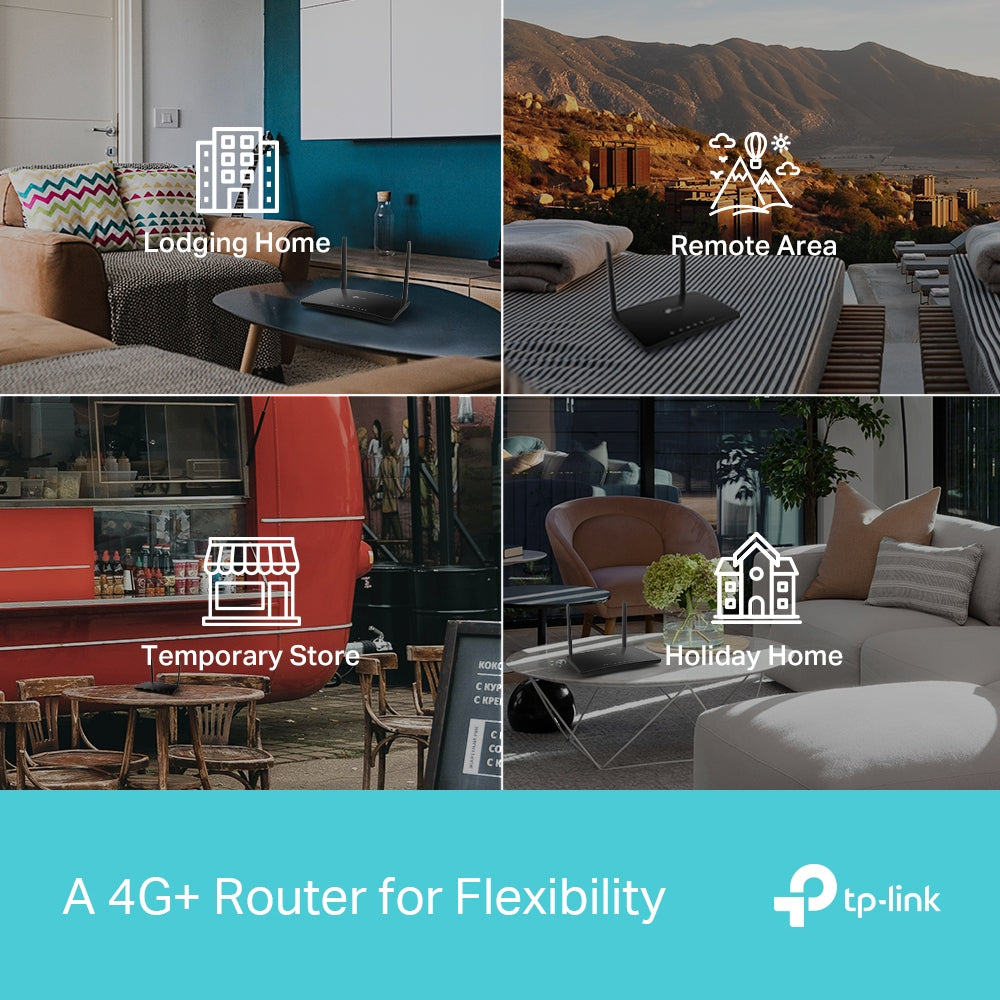 TP-Link Archer MR600 เราเตอร์ใส่ซิม 4G+ Cat6 AC1200 Wireless Dual Band Gigabit Router แค่เสียบซิมการ์ดก็ใช้งานได้เลย