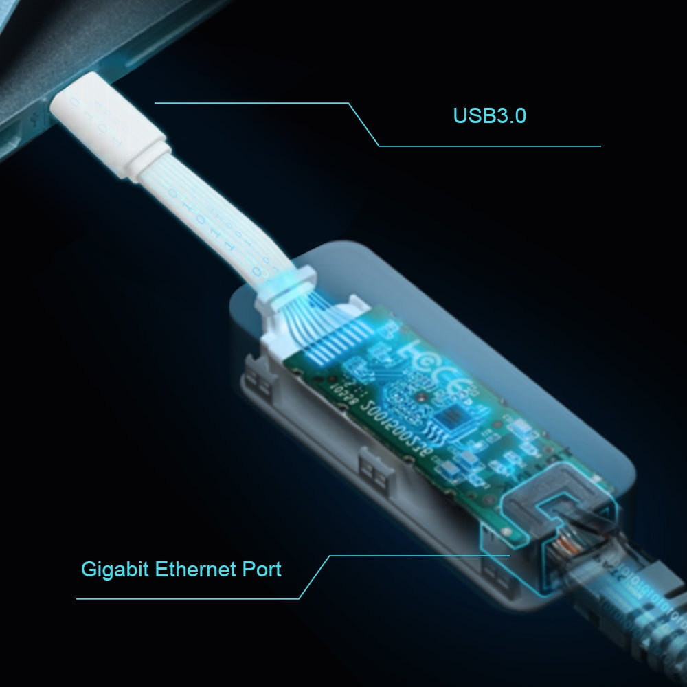 TP-Link UE300/ UE300C/ UE302C/ UE306 USB to Ethernet Adapter, 2-Year Warranty
