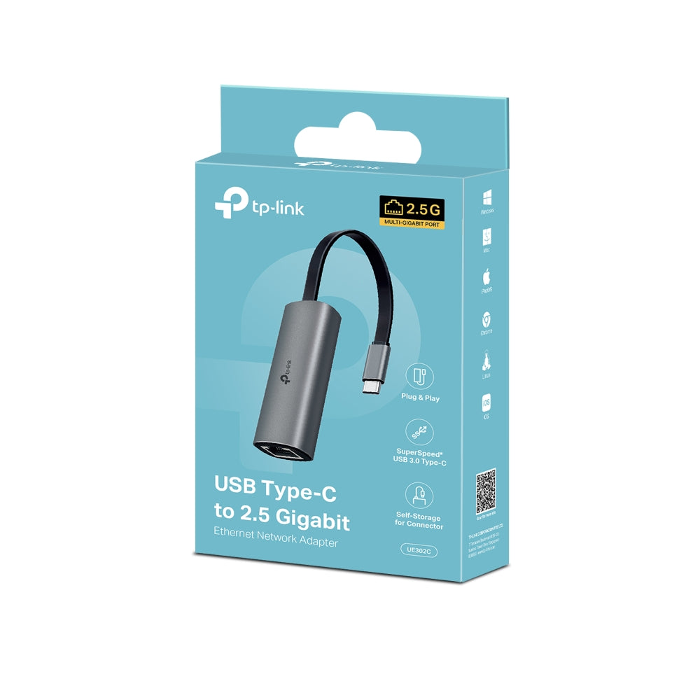 TP-Link UE300/ UE300C/ UE302C/ UE306 USB to Ethernet Adapter, 2-Year Warranty