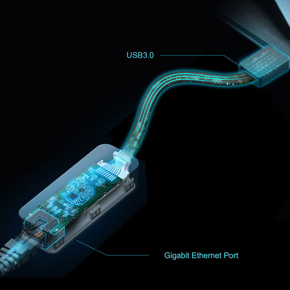 TP-Link UE300/ UE300C/ UE302C/ UE306 USB to Ethernet Adapter, 2-Year Warranty