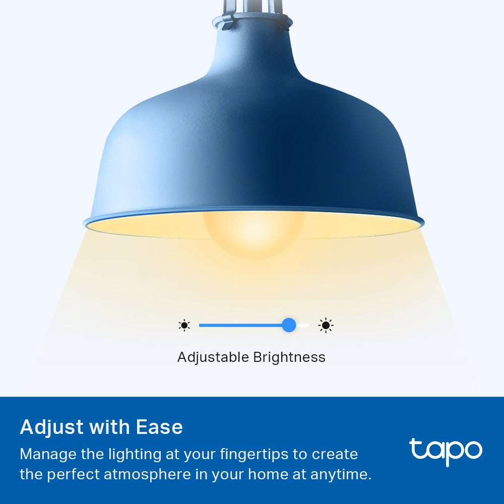 TP-Link Tapo L510E หลอดไฟอัจฉริยะ Warm White ขั้ว E27 Smart Wi-Fi Light Bulb ตั้งค่าเปิด/ปิดผ่านแอป สั่งการด้วยเสียงได้