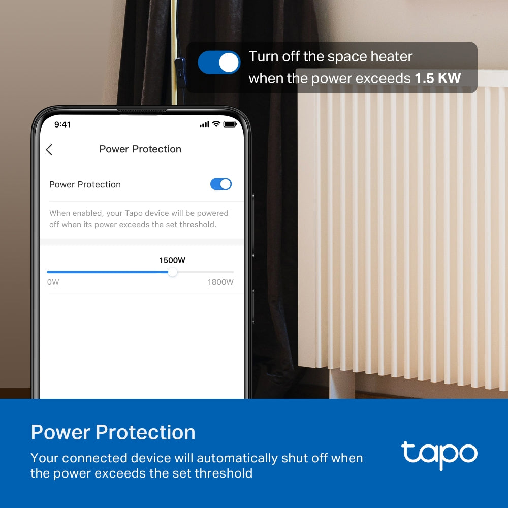 TP-Link Tapo P110M สมาร์ทปลั๊ก Mini Smart Wi-Fi Plug, Energy Monitoring สั่งเปิดปิดเครื่องใช้ไฟฟ้าผ่านแอป Tapo ประกัน1ปี