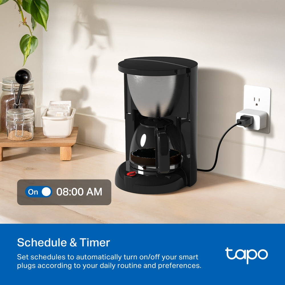 TP-Link Tapo P110M สมาร์ทปลั๊ก Mini Smart Wi-Fi Plug, Energy Monitoring สั่งเปิดปิดเครื่องใช้ไฟฟ้าผ่านแอป Tapo ประกัน1ปี