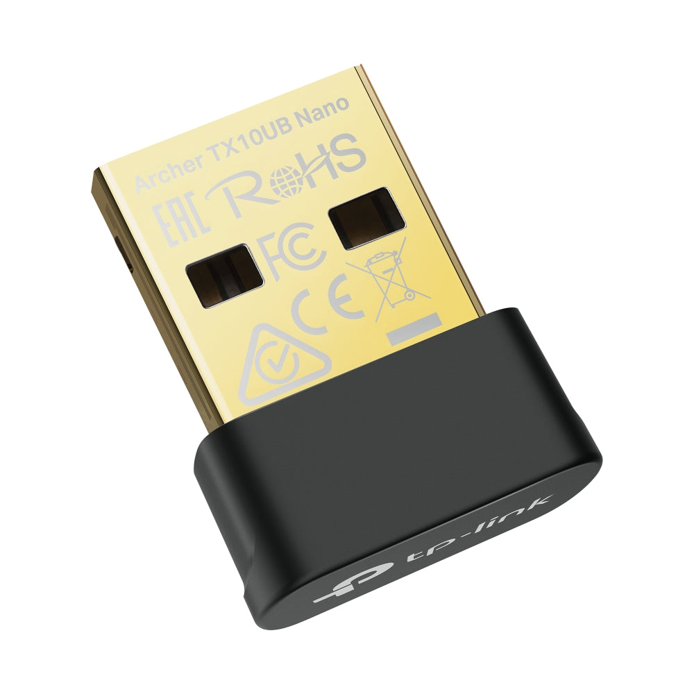 TP-Link Archer TX10UB Nano USB Adapter, Bluetooth 5.3 AX900 Nano Wi-Fi 6 Bluetooth 5.3 USB Adapter, Limited Lifetime Warranty