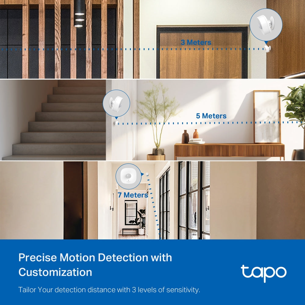 TP-Link Tapo T100 Smart Motion Sensor ตรวจจับการเคลื่อนไหว /  Tapo T110 Smart Contact Sensor ประตูหน้าต่าง รับประกัน 2ปี