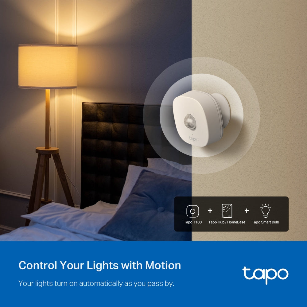TP-Link Tapo T100 Smart Motion Sensor ตรวจจับการเคลื่อนไหว /  Tapo T110 Smart Contact Sensor ประตูหน้าต่าง รับประกัน 2ปี