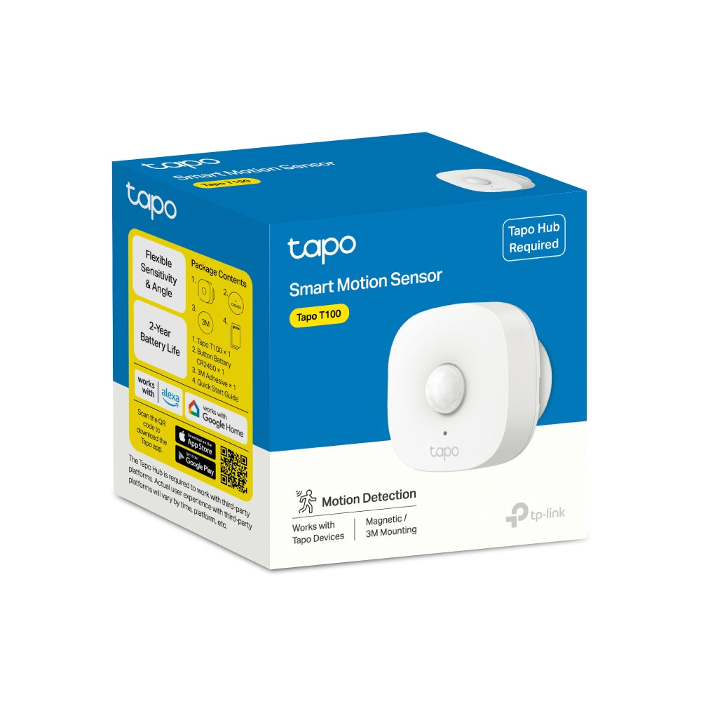 TP-Link Tapo T100 Smart Motion Sensor ตรวจจับการเคลื่อนไหว /  Tapo T110 Smart Contact Sensor ประตูหน้าต่าง รับประกัน 2ปี