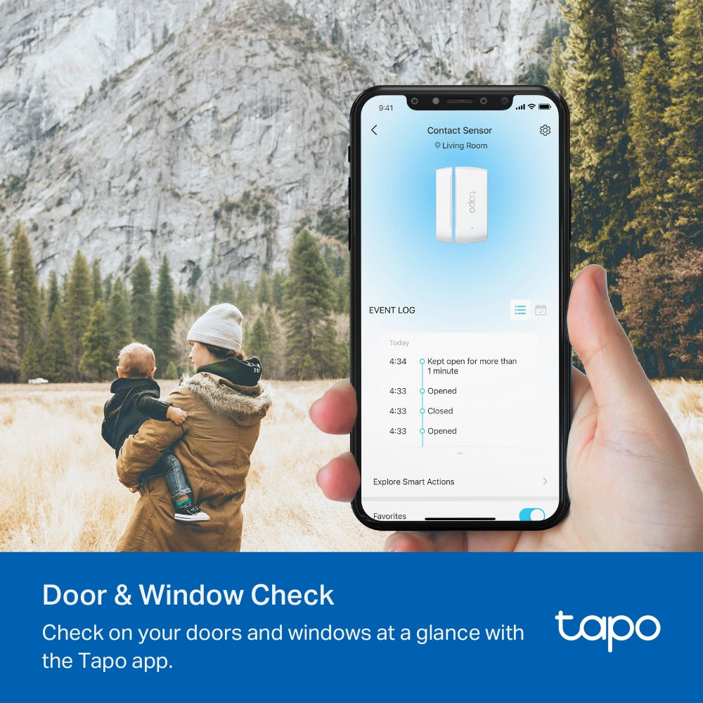 TP-Link Tapo T100 Smart Motion Sensor ตรวจจับการเคลื่อนไหว /  Tapo T110 Smart Contact Sensor ประตูหน้าต่าง รับประกัน 2ปี