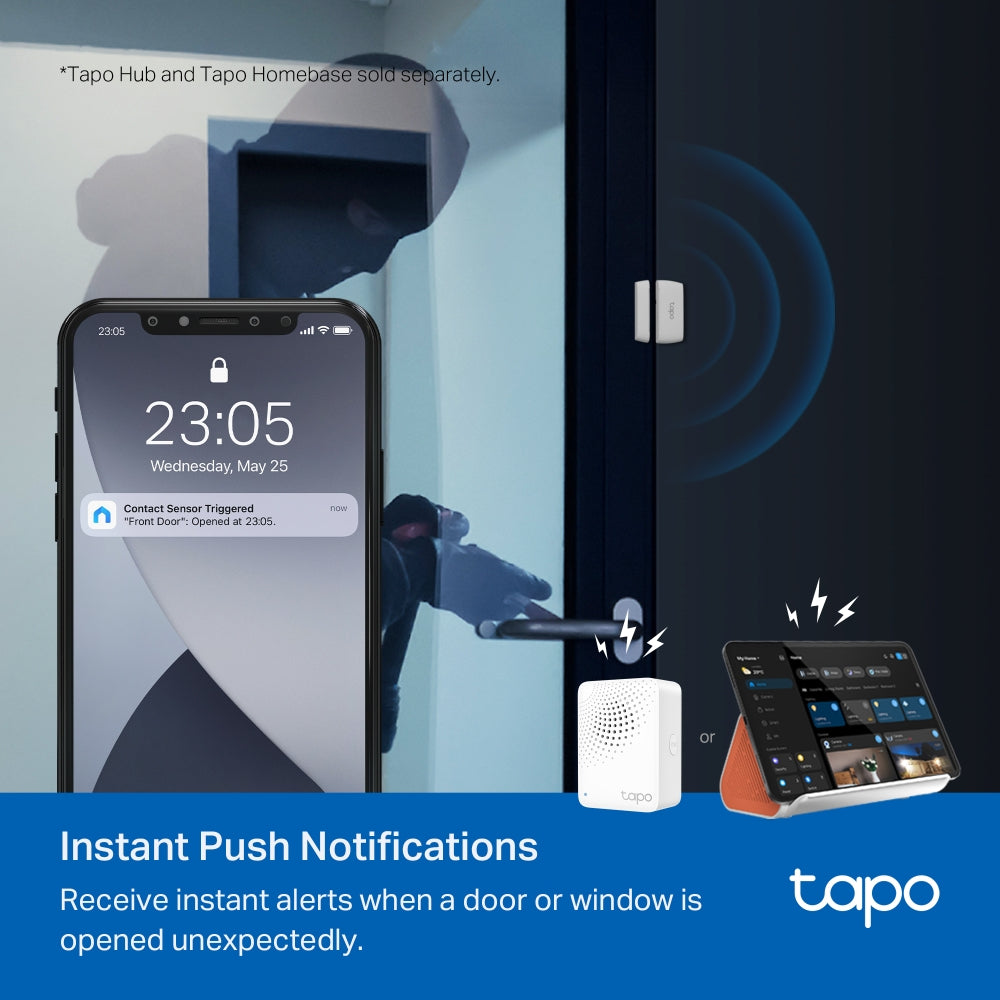 TP-Link Tapo T100 Smart Motion Sensor ตรวจจับการเคลื่อนไหว /  Tapo T110 Smart Contact Sensor ประตูหน้าต่าง รับประกัน 2ปี