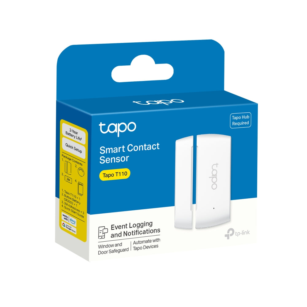 TP-Link Tapo T100 Smart Motion Sensor ตรวจจับการเคลื่อนไหว /  Tapo T110 Smart Contact Sensor ประตูหน้าต่าง รับประกัน 2ปี
