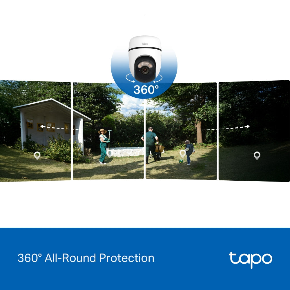 TP-Link Tapo C630 KIT ชุดกล้องวงจรปิด 3K 5MP พร้อมแผงโซลาร์เซลล์ Solar-Powered Pan/Tilt Security Camera Kit