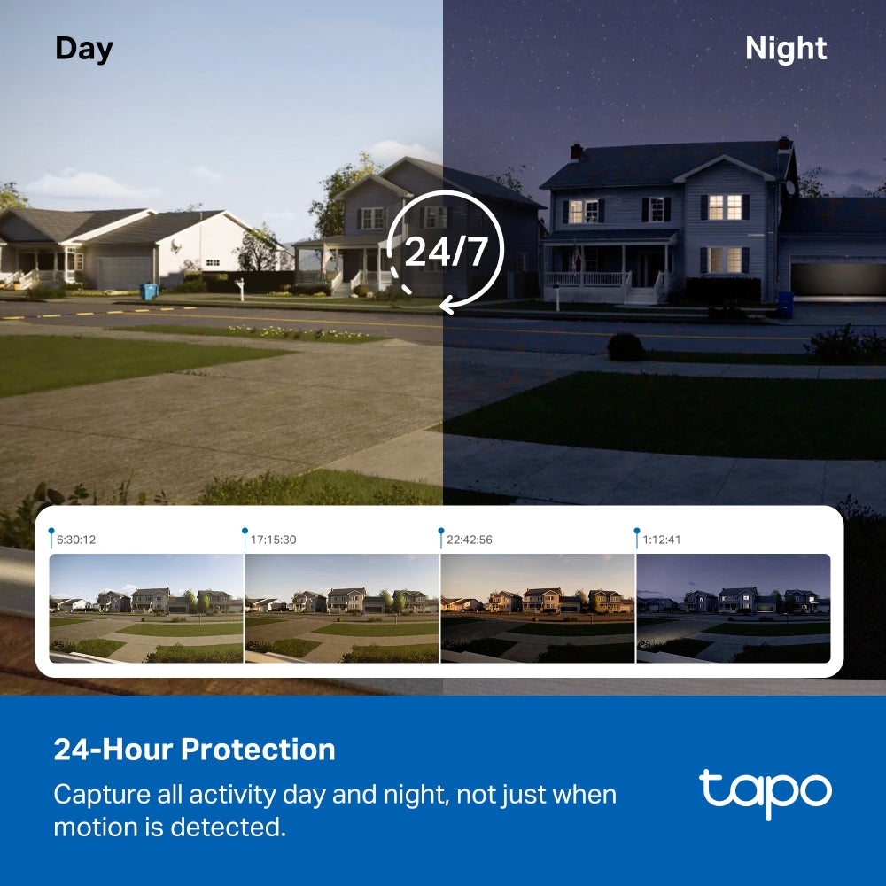 TP-Link Tapo C630 KIT ชุดกล้องวงจรปิด 3K 5MP พร้อมแผงโซลาร์เซลล์ Solar-Powered Pan/Tilt Security Camera Kit