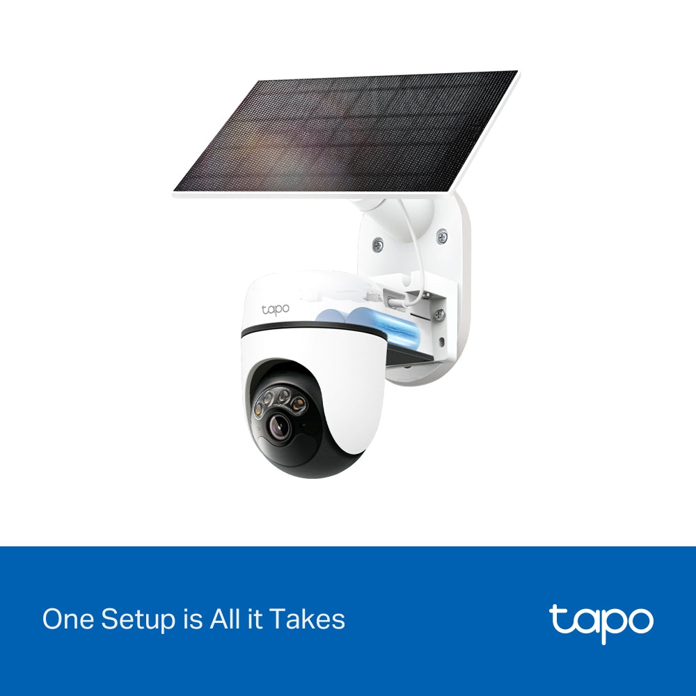 TP-Link Tapo C630 KIT ชุดกล้องวงจรปิด 3K 5MP พร้อมแผงโซลาร์เซลล์ Solar-Powered Pan/Tilt Security Camera Kit