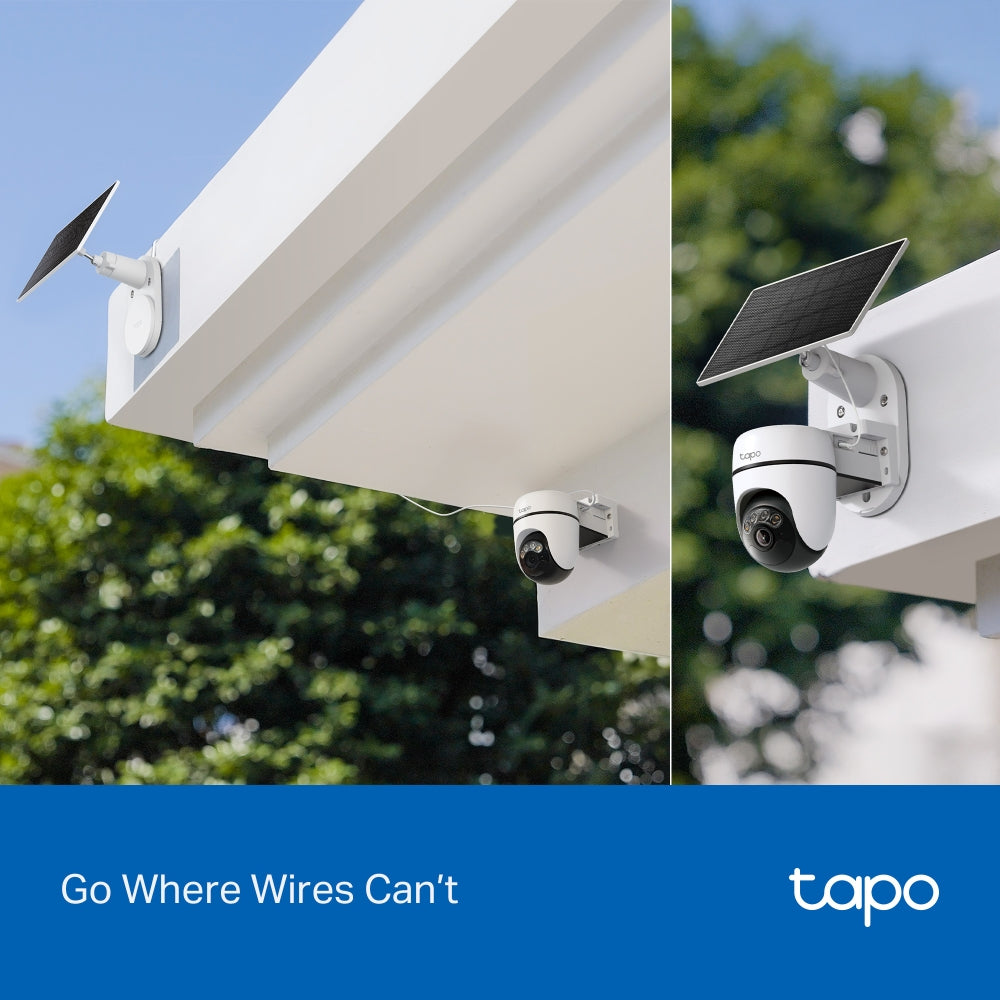 TP-Link Tapo C630 KIT ชุดกล้องวงจรปิด 3K 5MP พร้อมแผงโซลาร์เซลล์ Solar-Powered Pan/Tilt Security Camera Kit