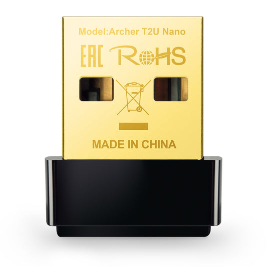 TP-Link Archer T2U Nano AC600 Nano Wireless USB Adapter ตัวรับสัญญาณ WiFi สำหรับคอมพิวเตอร์หรือโน้ตบุ๊ก