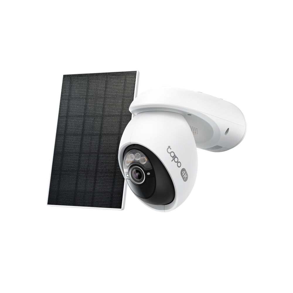 TP-Link Tapo C660 KIT กล้องวงจรปิด 4K 8MP พร้อมแผงโซลาร์เซลล์ Solar-Powered Pan/Tilt Security Camera Kit รับประกัน 1 ปี