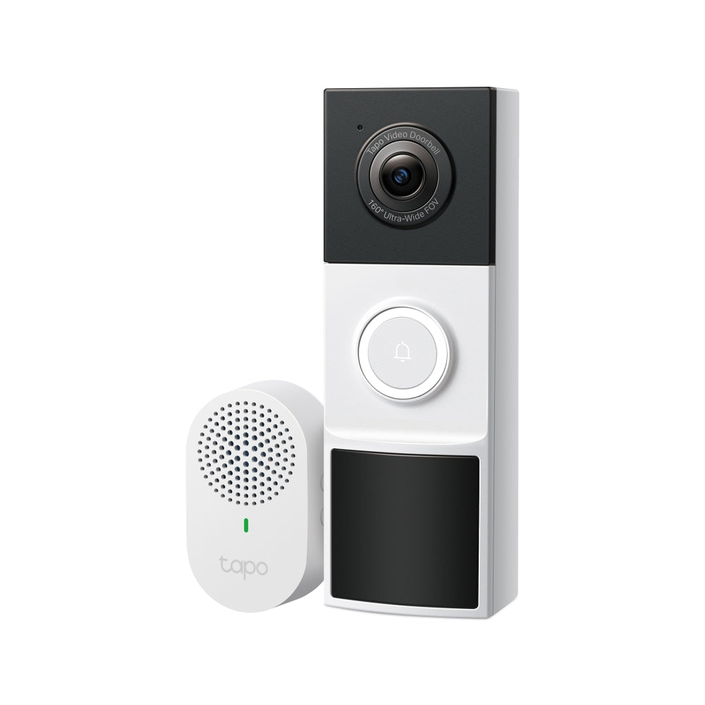 TP-Link Tapo D210 Video Doorbell Camera ออดประตูอัจฉริยะ กล้อง 2K ภาพสีคมชัดตอนกลางคืน IP65 สื่อสารได้ 2 ทาง รับประกัน 1 ปี