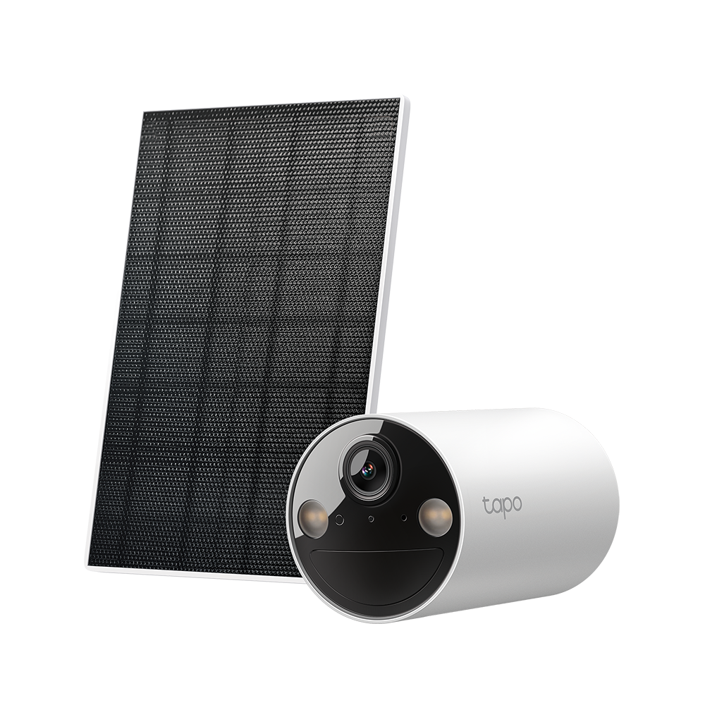 TP-Link Tapo C410 KIT ชุดกล้องวงจรปิดคมชัด 2K 3MP พร้อมแผงโซลาร์เซลล์ Solar-Powered Security Camera Kit